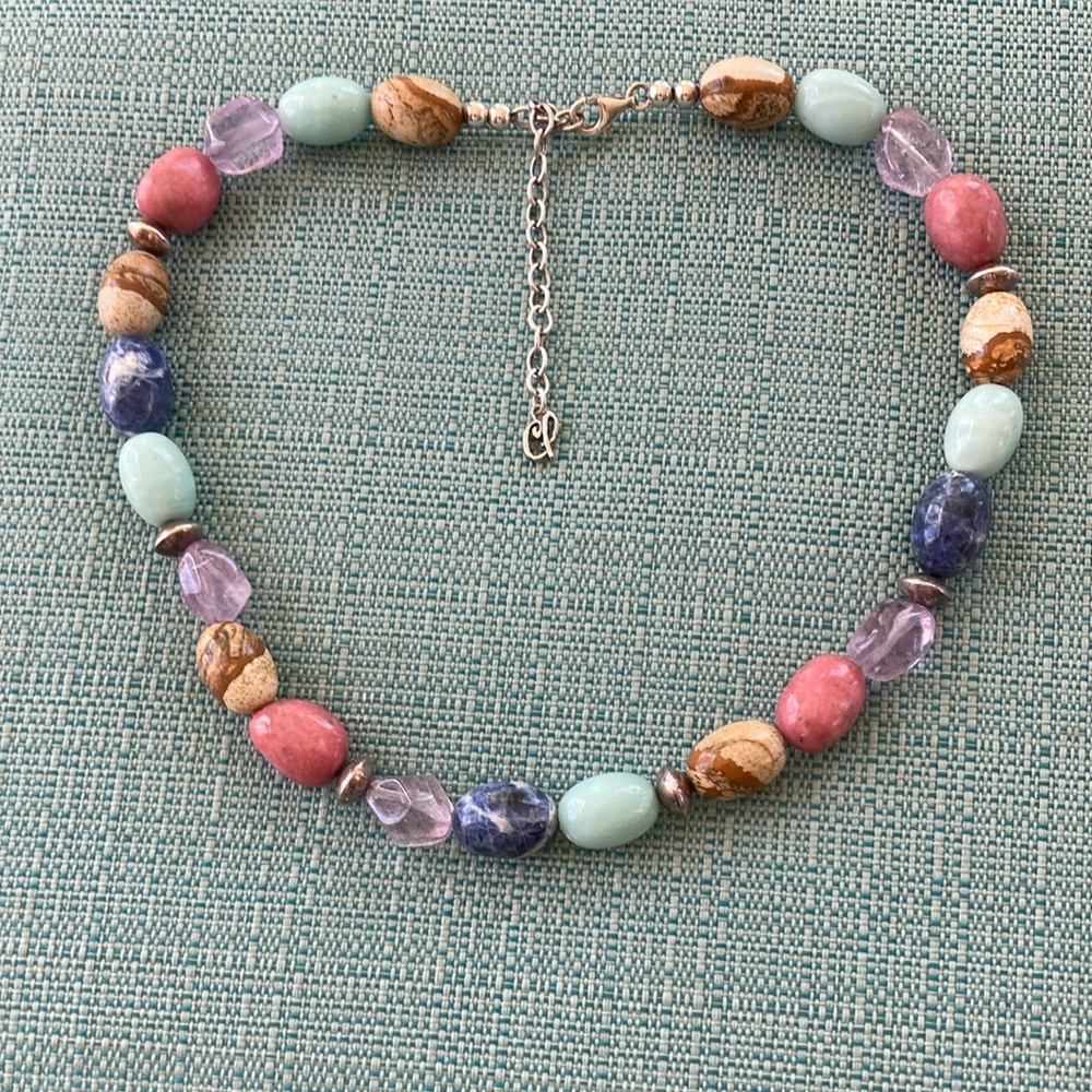 Carolyn Pollack Multi-Colored Gemstone Necklace